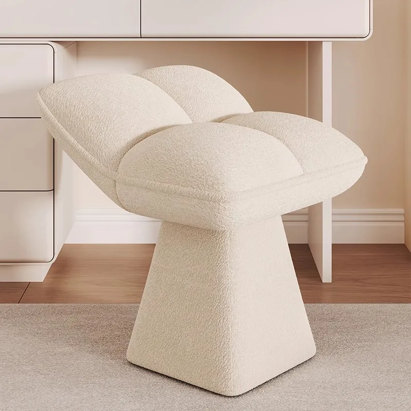 Beauty Makeup Chair - Kreativer Schminktisch-Hocker, Wohnzimmer-Kleinhocker, Schuhwechselhocker, Drehbarer Niedriger