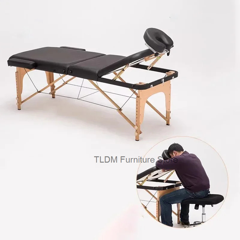 Beauty Makeup Chair - Tragbare Kosmetikliege für Schönheitssalons, Elektrische Massageliege,
