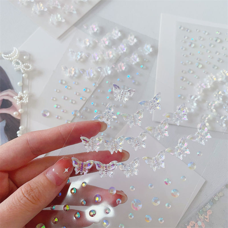 1/6 stücke bunte Schmetterling – Beauty Gems Makeup Bewertung und Preis
