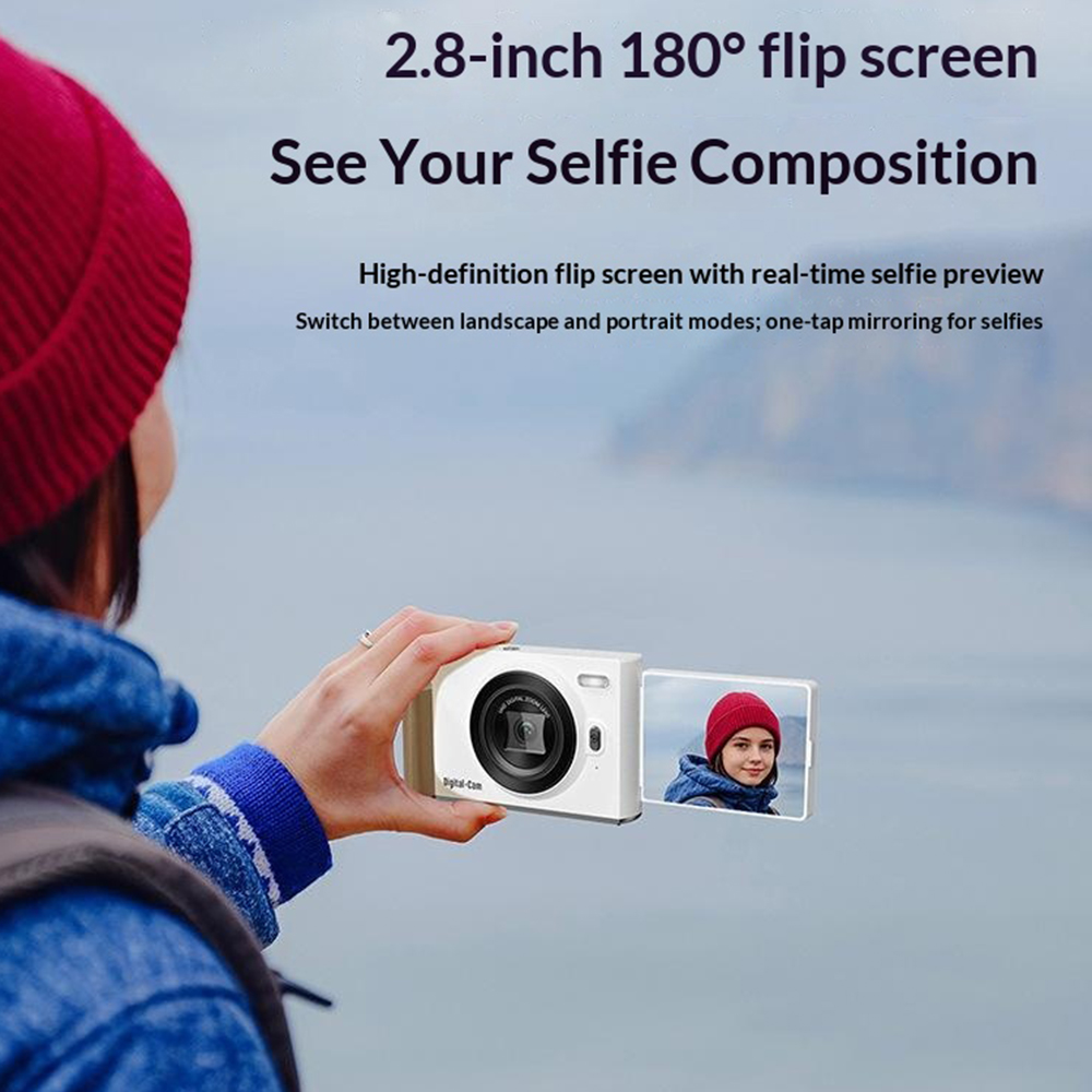 48MP Digitalkamera mit Schönhe – Beauty Makeup Filter Bewertung und Preis