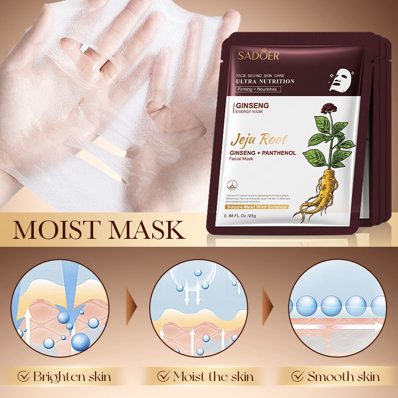 5 Stück SADOER Pflanzenwurzeln – Sheet Face Mask Pack Bewertung und Preis