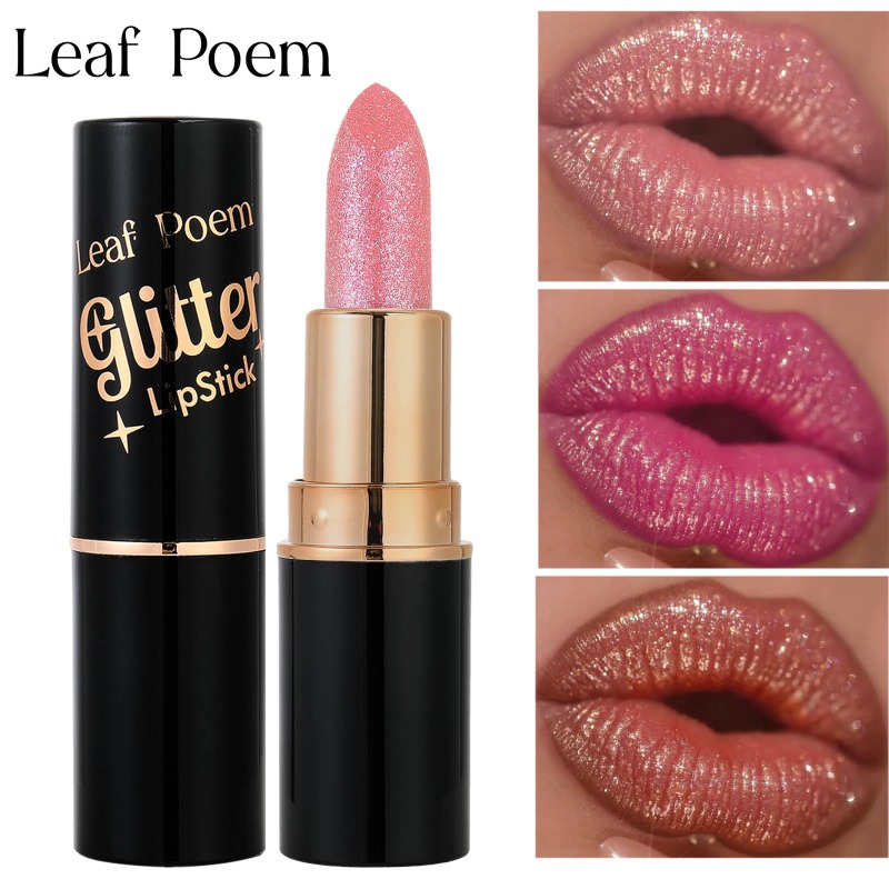 Metallic-Glitzer-Lippenstift,  – Beauty Kiss Makeup Bewertung und Preis